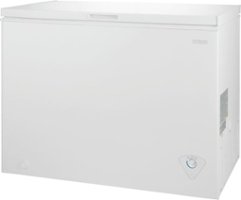 Insignia™ - 10.2 Cu. Ft. Garage-Ready Chest Freezer - White - Front_Zoom