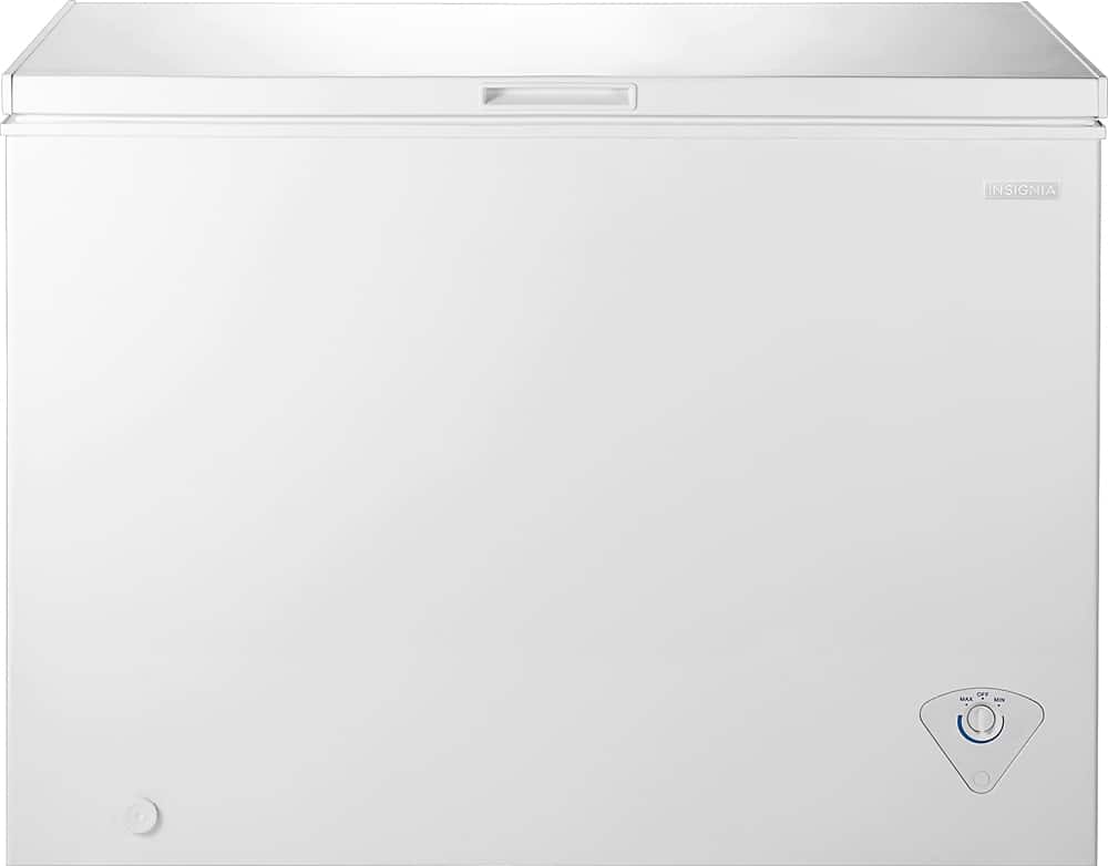 Alt View 11. Insignia™ - 10.2 Cu. Ft. Garage-Ready Chest Freezer - White.