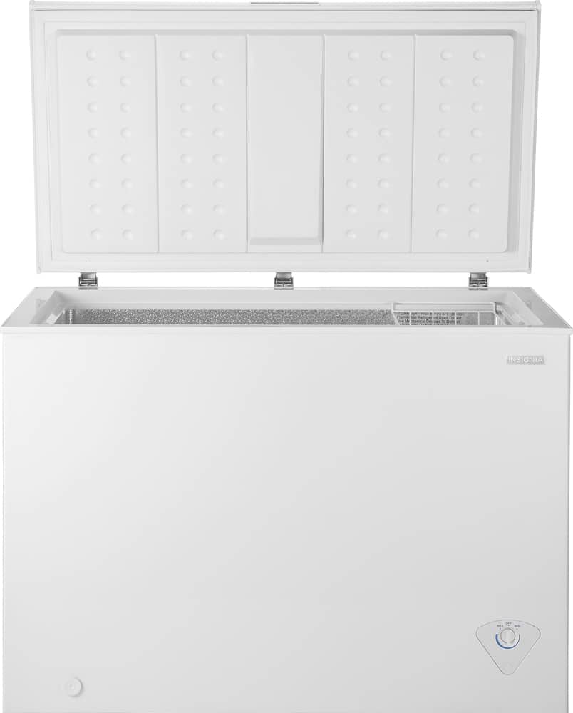 Alt View 12. Insignia™ - 10.2 Cu. Ft. Garage-Ready Chest Freezer - White.