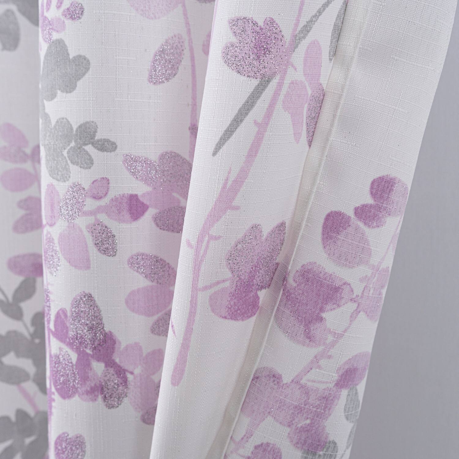 Alt View 1. Olivia Gray - Olivia Gray 100% Polyester 140 GSM Aiden Printed Textured Grommet Curtain Panel 54" x 90" Blush - Blush.