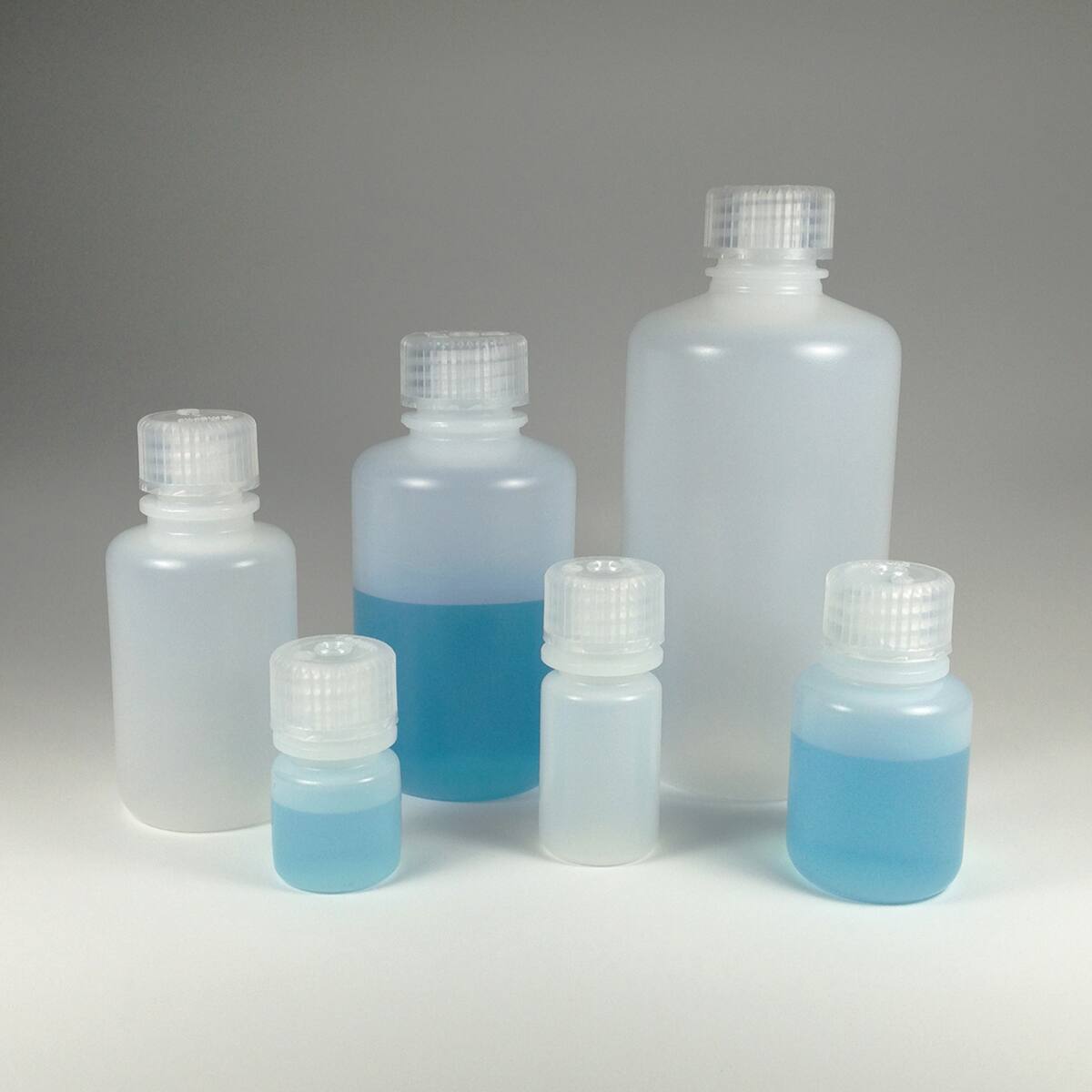 Alt View 1. Nalgene - Nalgene HDPE Plastic Narrow Mouth Storage Bottle - 2 oz. - Clear.
