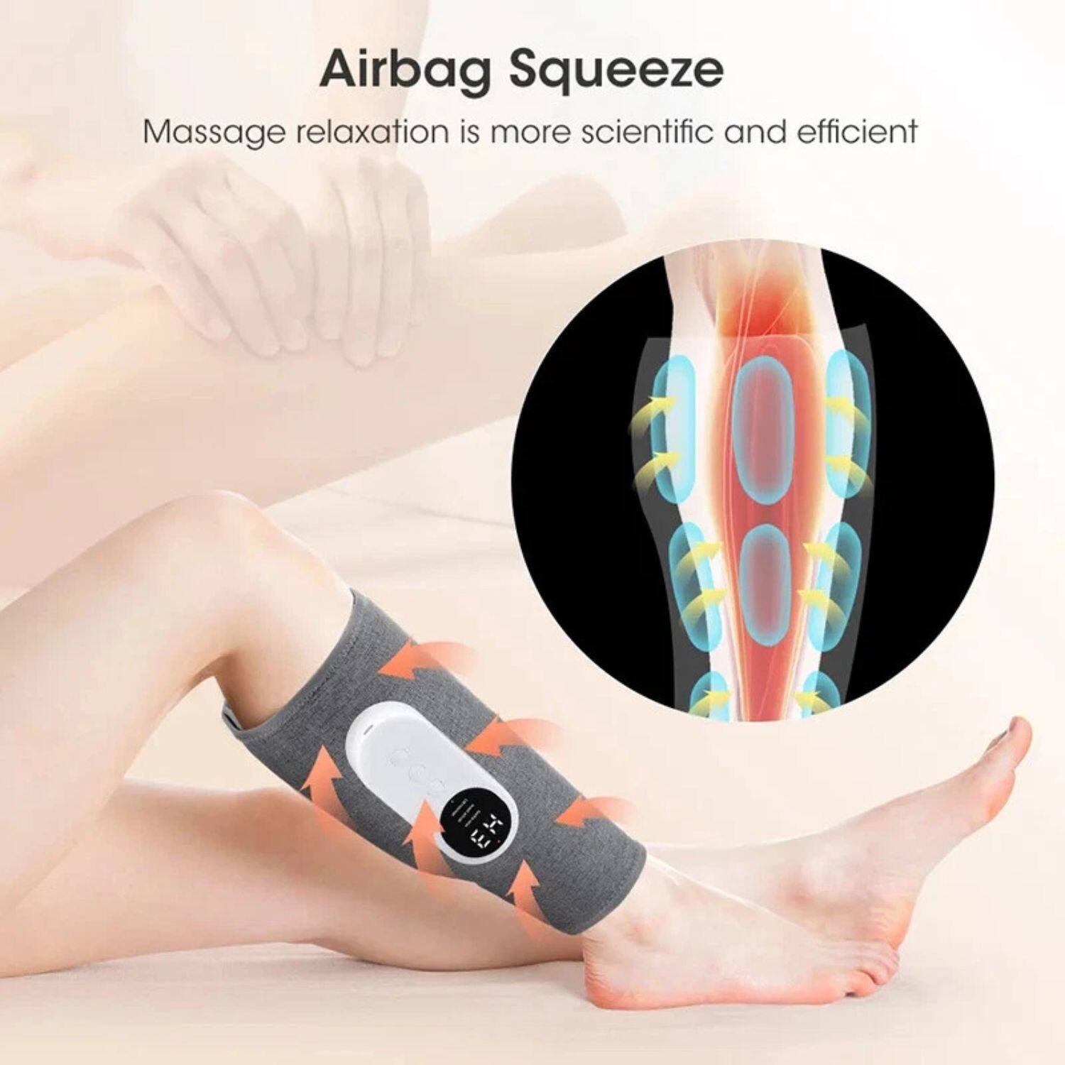 Airbag Squeeze  
Massage relaxation is more scientific and efficient