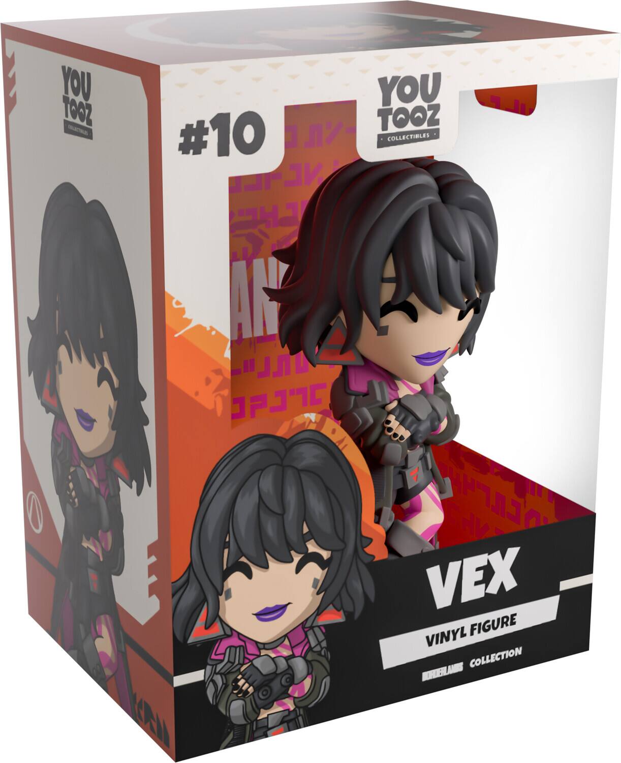 YOU TOOZ COLLECTIBLES  
YOU TOOZ #10  
COLLECTIBLES NE4CE  
"VEX VINYL FIGURE COLLECTION BORDERLANDS"