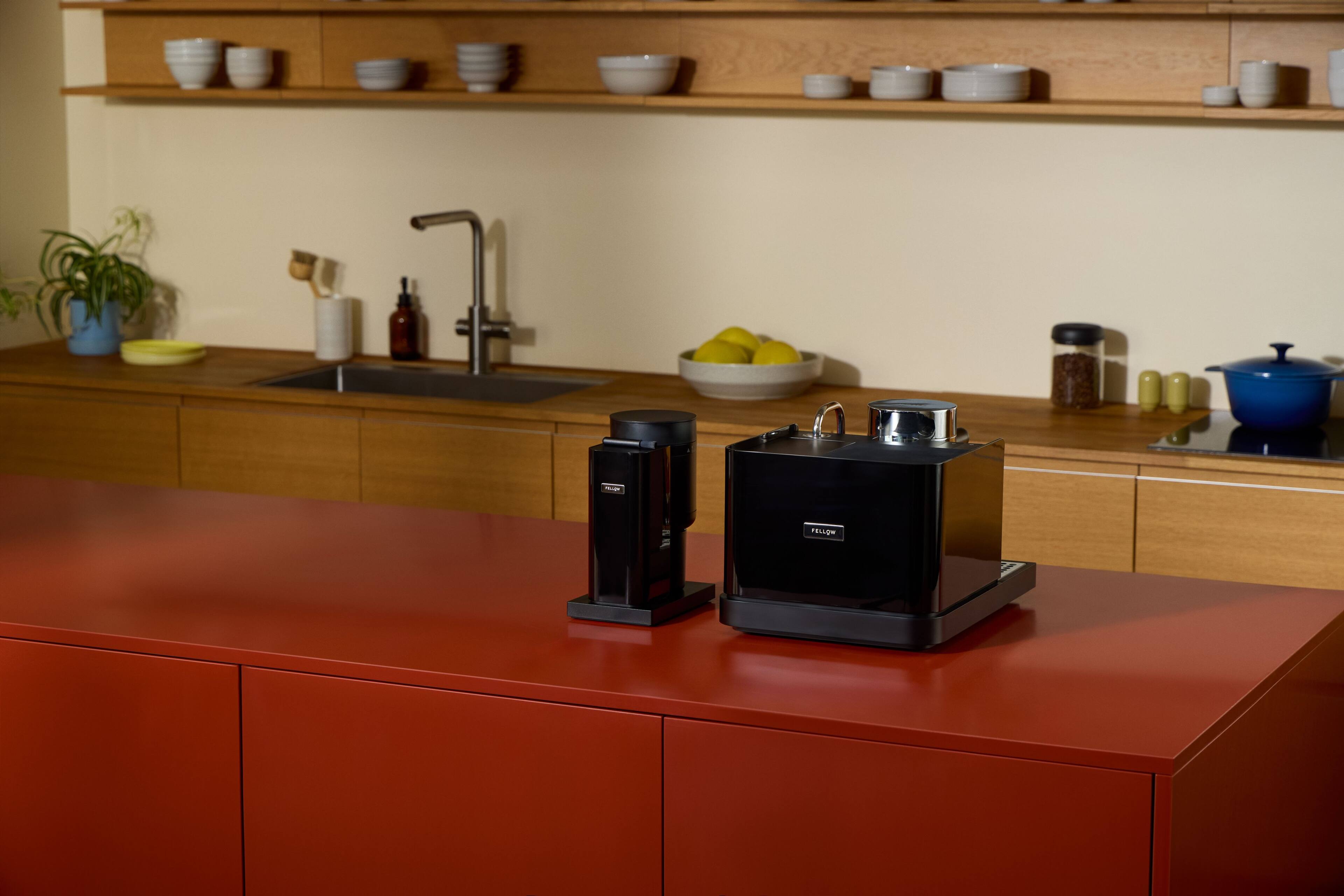 Alt View 6. Fellow - Opus 2 Conical Burr Grinder for Coffee & Espresso with Stepless control & Automatic Stop - Matte Black.