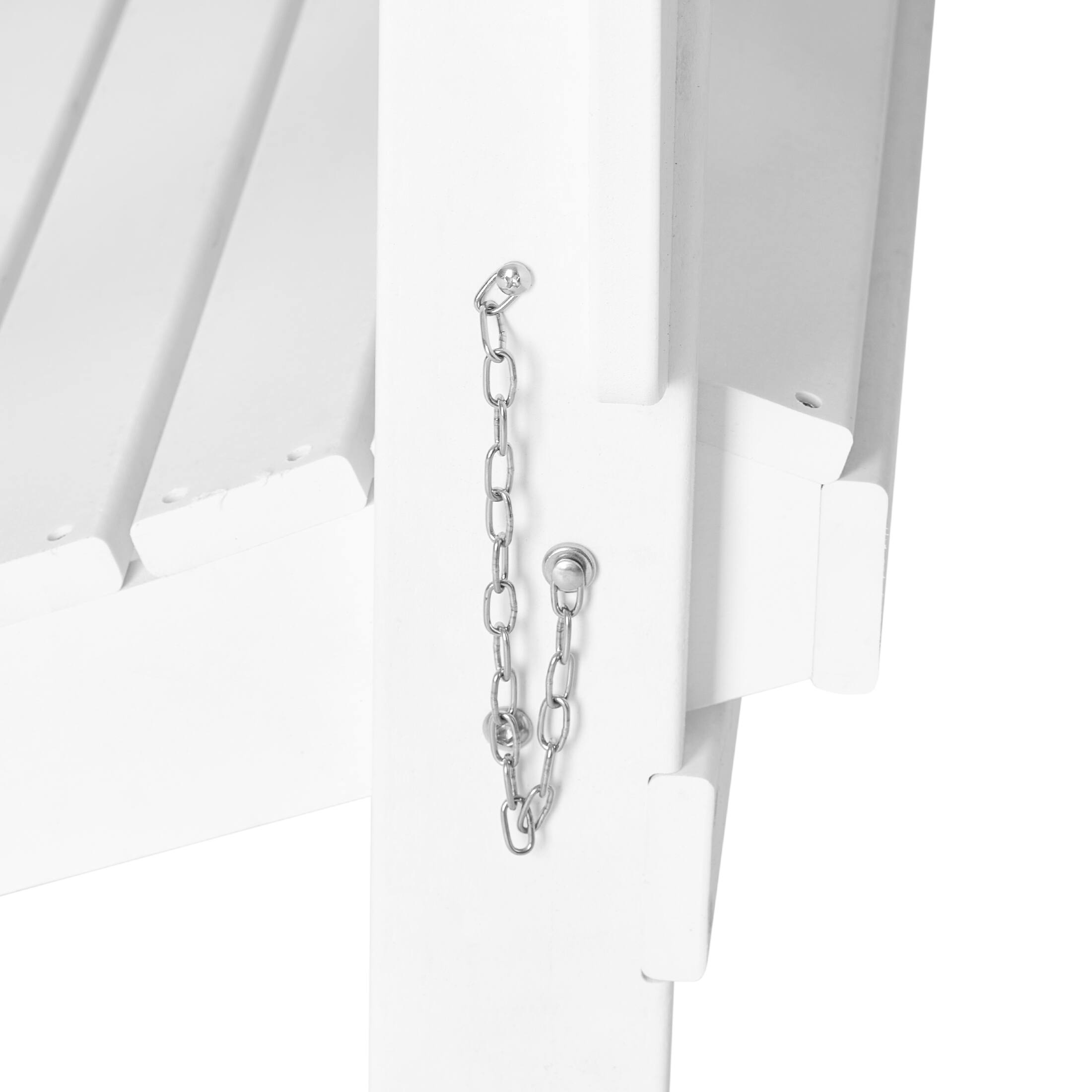 Alt View 6. WestinTrends - WestinTrends Malibu Outdoor HDPE Folding Poly Adirondack Chairs (Set of 2) - White.