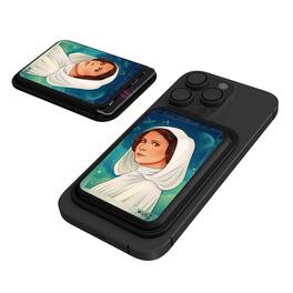 Keyscaper - Star Wars: A New Hope Portrait Black Magnetic Credit Card Wallet - Princess Leia Organa