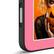 Left. Tizag - Digital Canvas Case for iPhone 16 Plus - Pink.