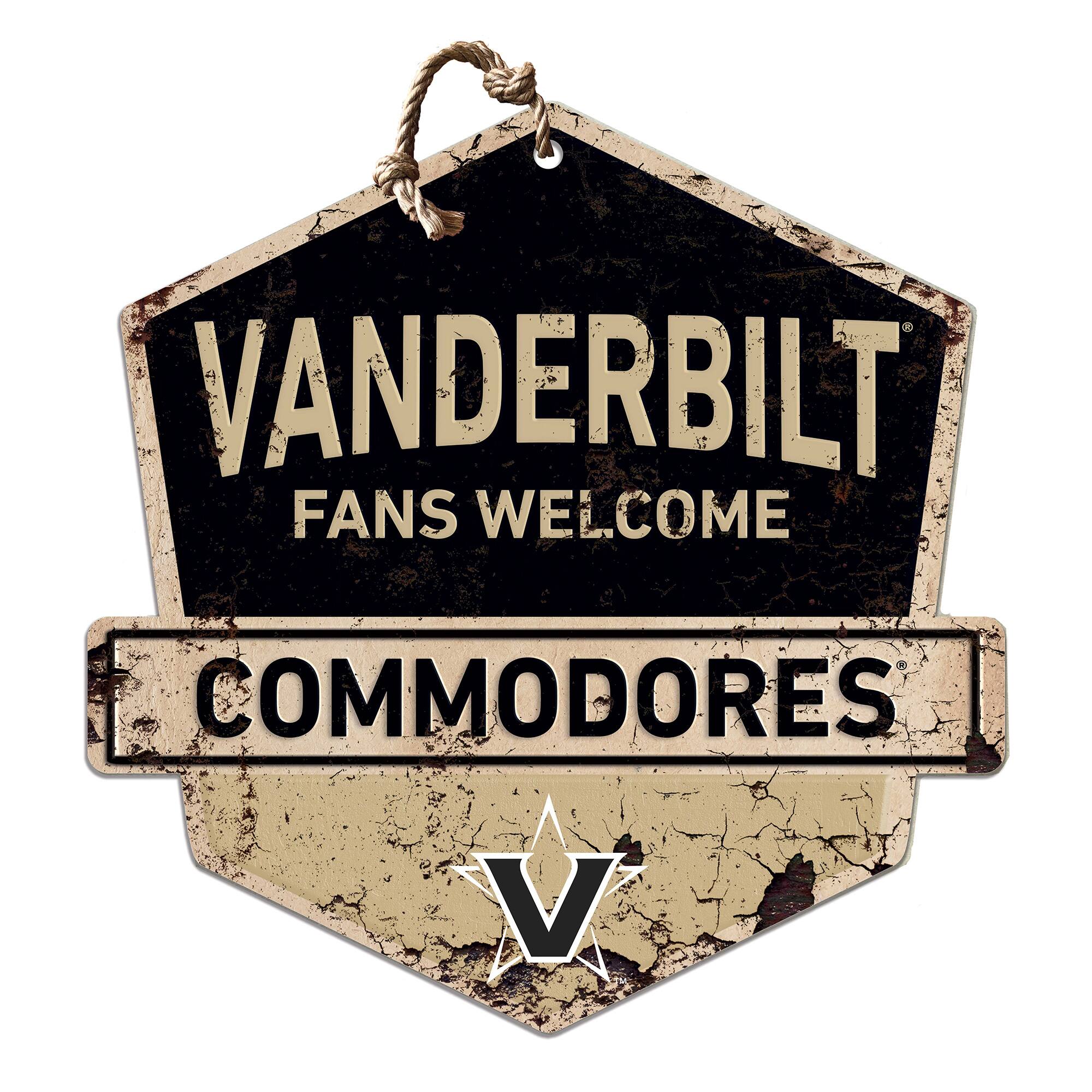 Vanderbilt Commodores Fans Welcome Sign