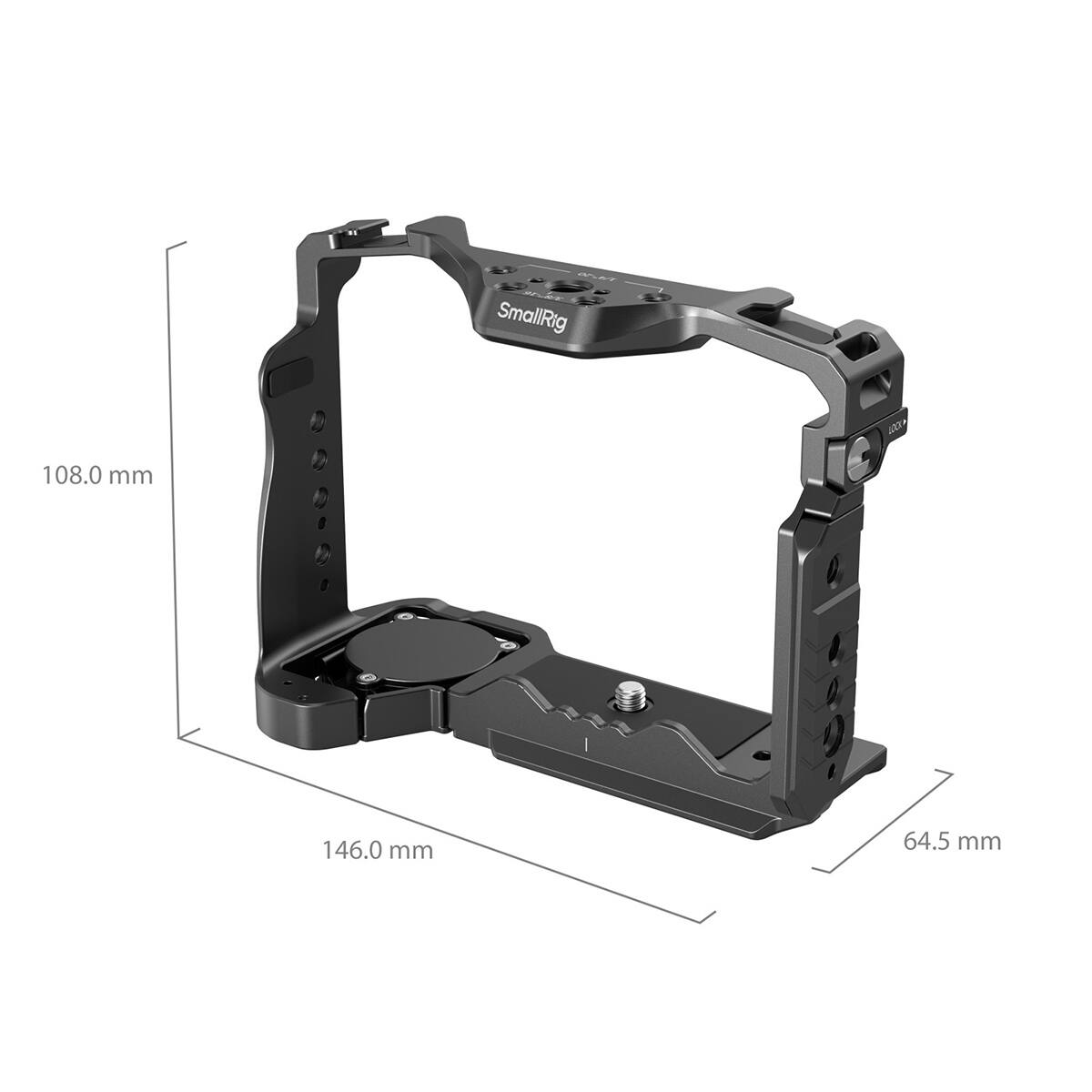 SmallRig  
108.0 mm  
146.0 mm  
64.5 mm