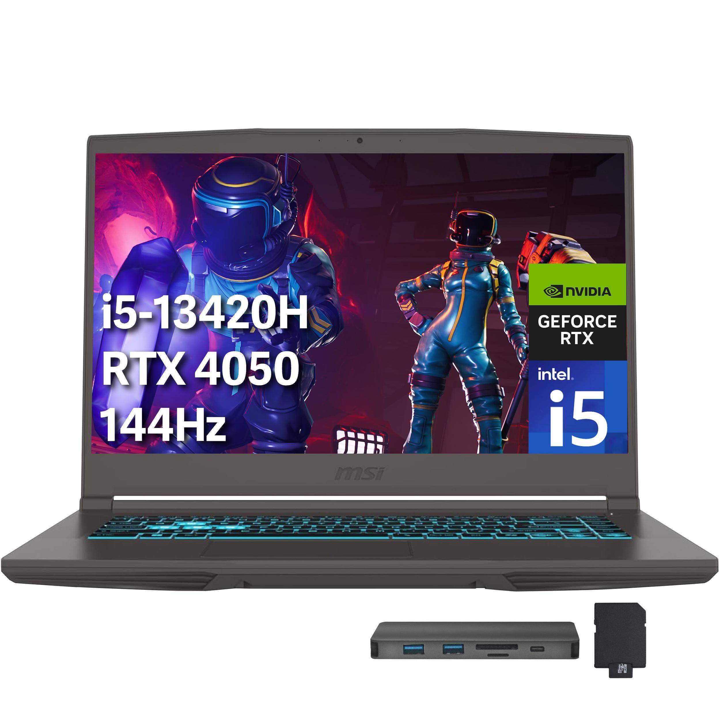 i5-13420H  
RTX 4050  
144Hz  
NVIDIA GeForce RTX  
Intel i5