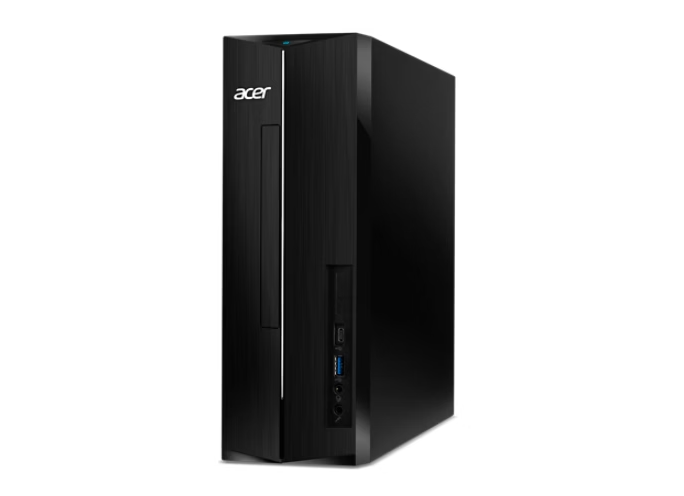 Left. Acer - Acer Aspire XC-1780-UA93 Desktop | Intel Core i5 | 8GB RAM | 512GB SSD | Intel UHD Graphics - Black.