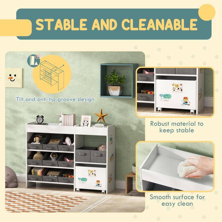 STABLE AND CLEANABLE

- Tilt and anti-tip groove design
- Robust material to keep stable
- Smooth surface for easy clean