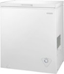 Front. Insignia™ - 5.0 Cu. Ft. Chest Freezer - White.