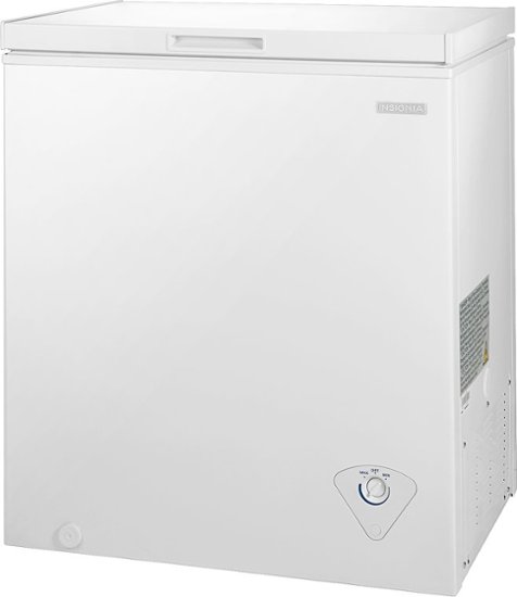 Insignia 5.0 Cu. Ft. Chest Freezer - White - Front Zoom