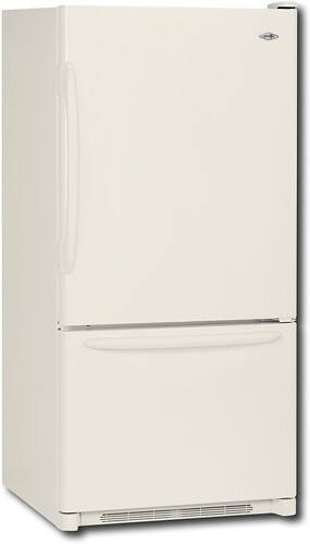 bisque colored refrigerators with bottom freezer