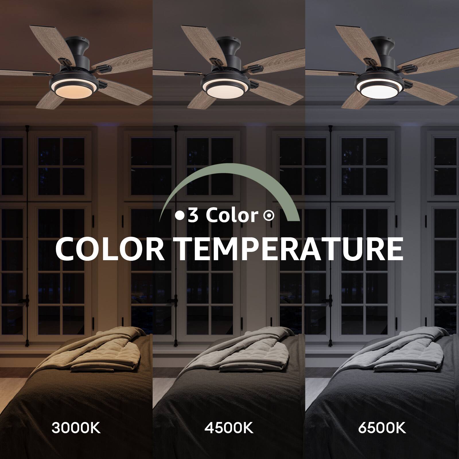 3 Color  
COLOR TEMPERATURE  
3000K  
4500K  
6500K