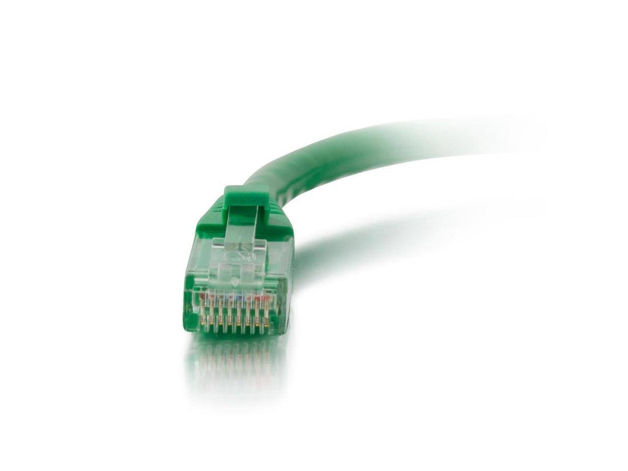Alt View 1. Cables to Go - C2G 50779 1 ft. Cat6a Snagless Unshielded (UTP) Ethernet Network Patch Cable - Green.