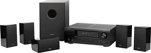 Front Standard. Denon - 375W 5.1-Ch. 3D Home Theater System.