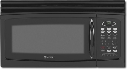 Maytag 1.6 Cu. ft. Black Over The Range Microwave