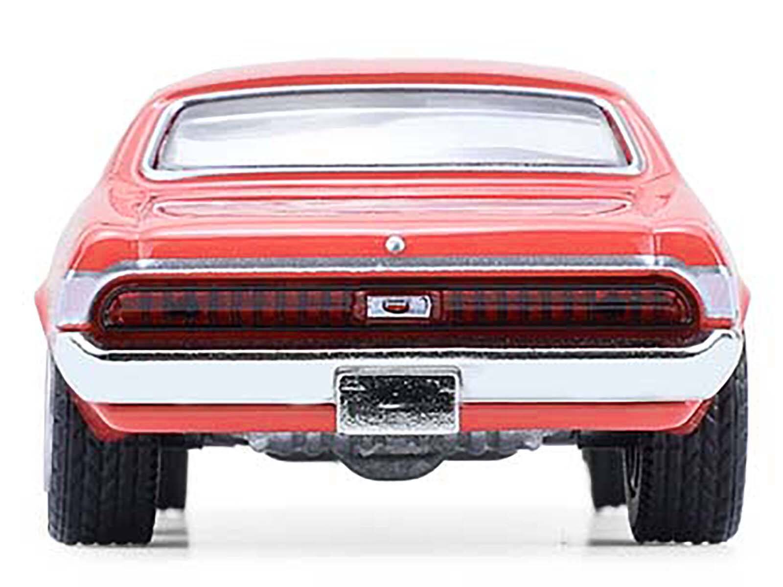 Alt View 5. Greenlight - 1969 Mercury Cougar Eliminator "Dyno Don" Red with Orange Stripes "GreenLight Muscle" 1/64 Model Cars by Greenlight.
