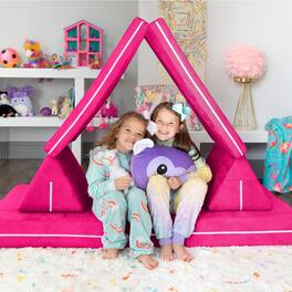 Jaxx - Zipline Playscape Imaginative Furniture Playset for Creative Kids, Original Set - Fuchsia