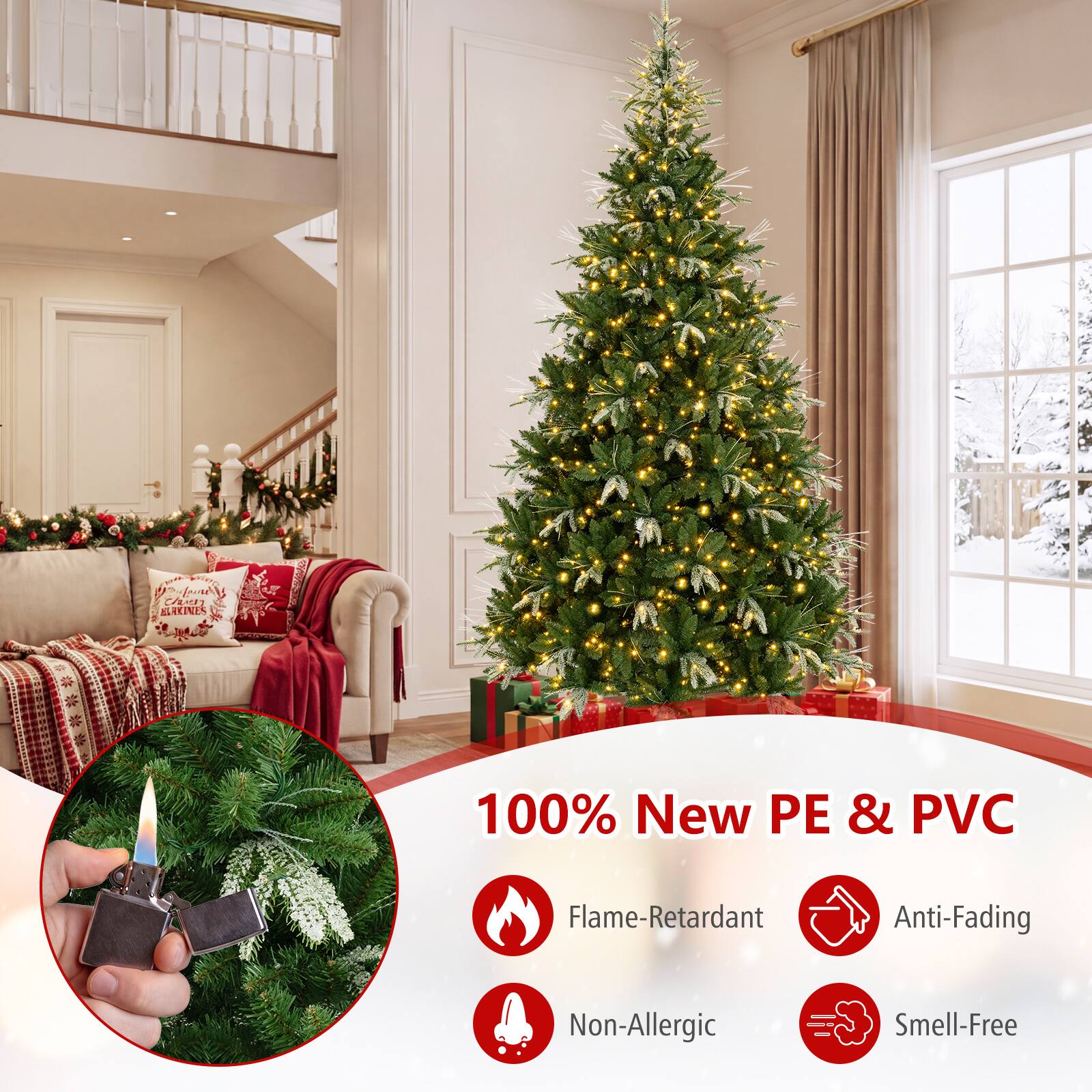 Profact Cheesen ELAKINES  
100% New PE & PVC  
Flame-Retardant  
Anti-Fading  
Non-Allergic  
Smell-Free