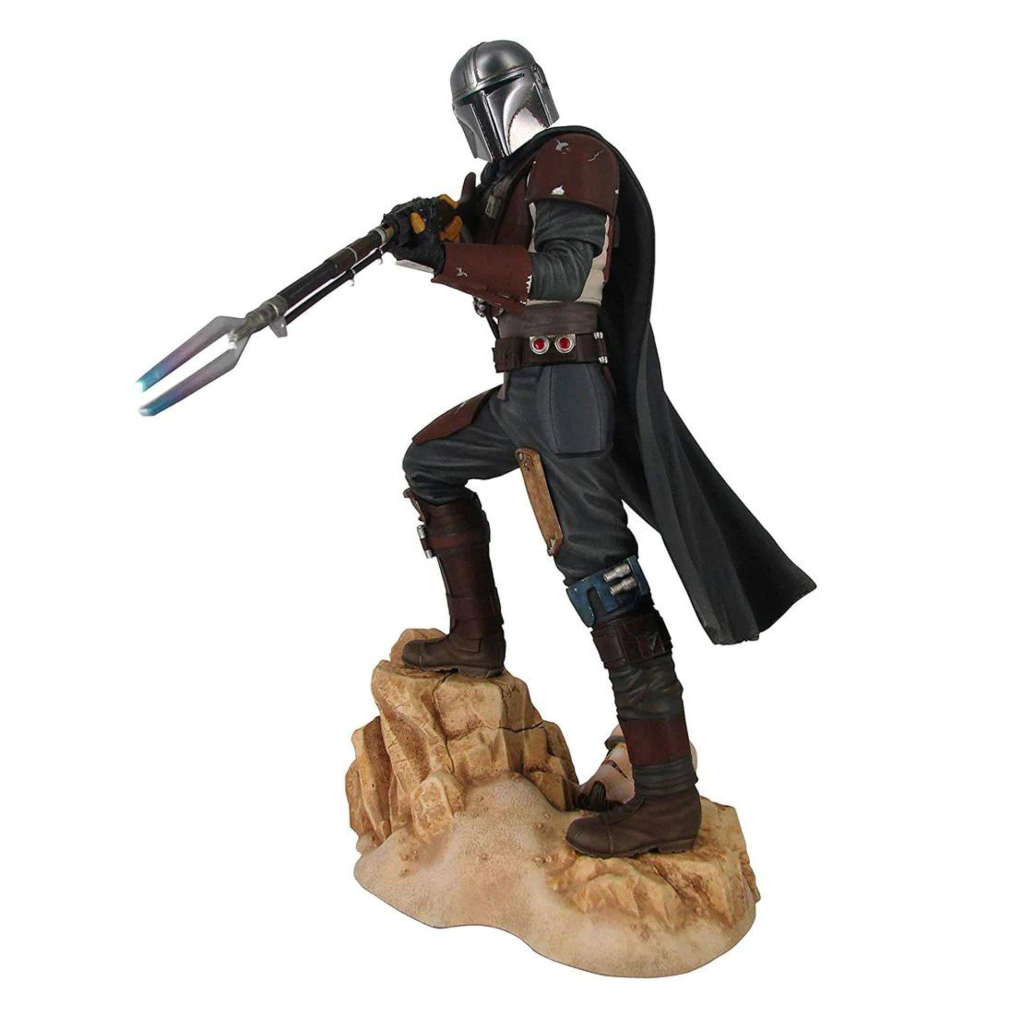 Alt View 1. Star Wars - Star Wars Premier Collection The Mandalorian Mk1 11.5 Inch Resin Statue - Black.