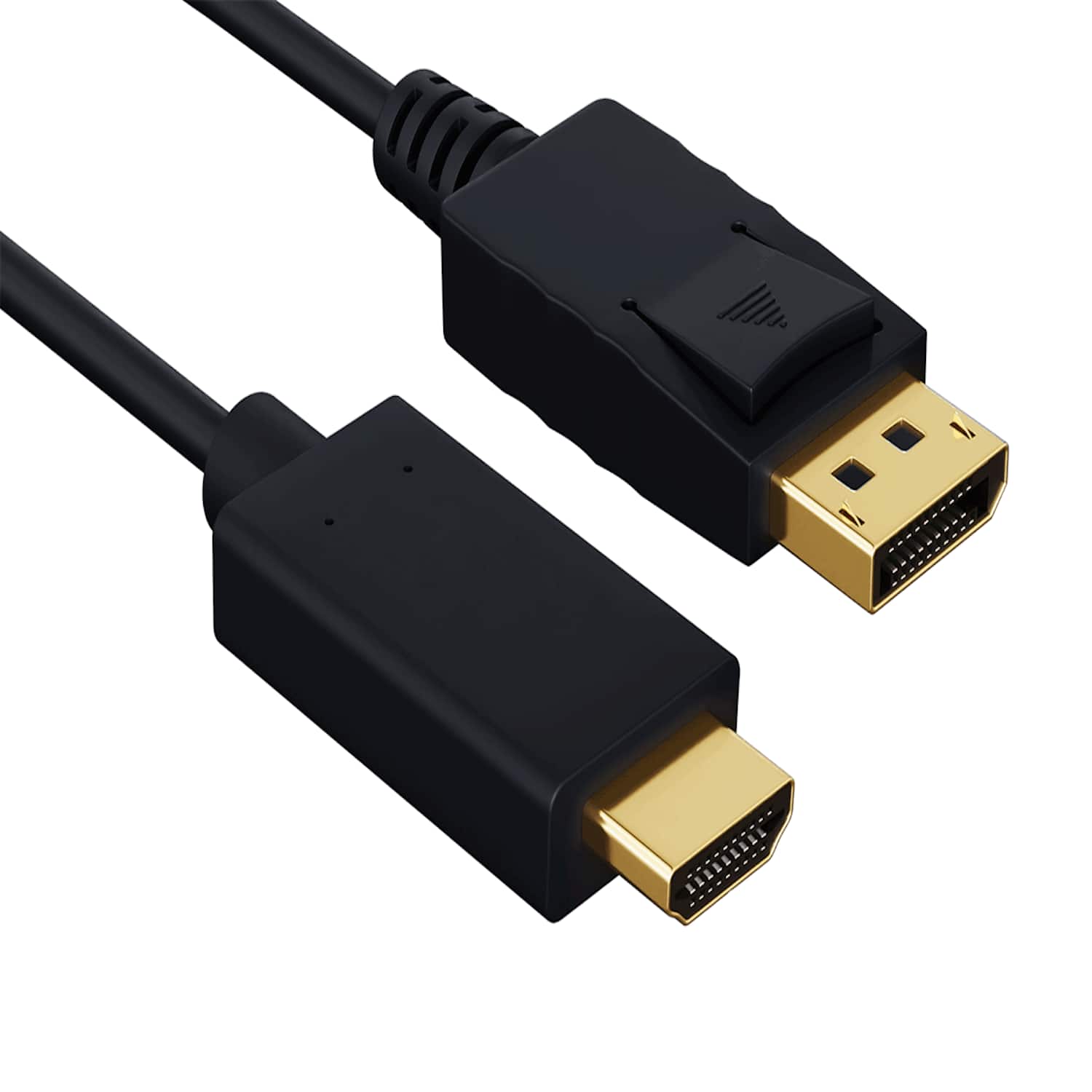 Sanoxy - 3ft Gold Plated Premium DisplayPort 1.2 to 4K HDMI Male to Male Cable - Black price history on PriceWatchPro