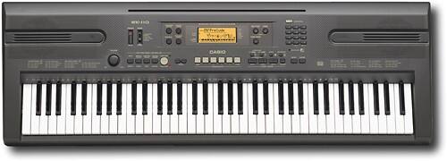 Front Standard. Casio - Portable Keyboard with 76 Full-Size Touch-Sensitive Keys.