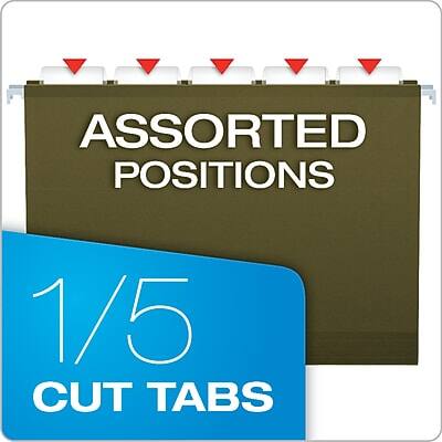 ASSORTED POSITIONS  
1/5 CUT TABS