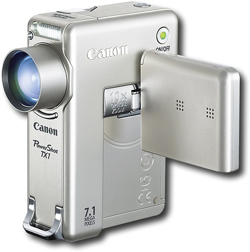 Best Buy: Canon PowerShot 7.1MP Digital Camera Silver TX1