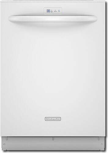 Front Standard. KitchenAid - Architect II T Series 24" Tall Tub Built-In Dishwasher - White.