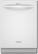 Front Standard. KitchenAid - Architect II T Series 24" Tall Tub Built-In Dishwasher - White.
