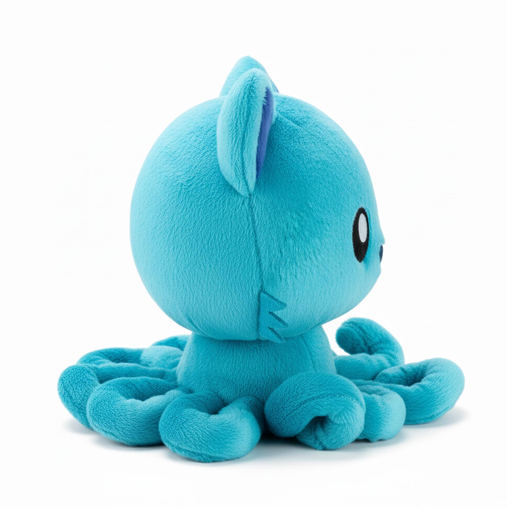 Alt View 10. Tentacle Kitty - Tentacle Kitty 8 Inch Plush Paradise Blue Classic Edition - Blue.