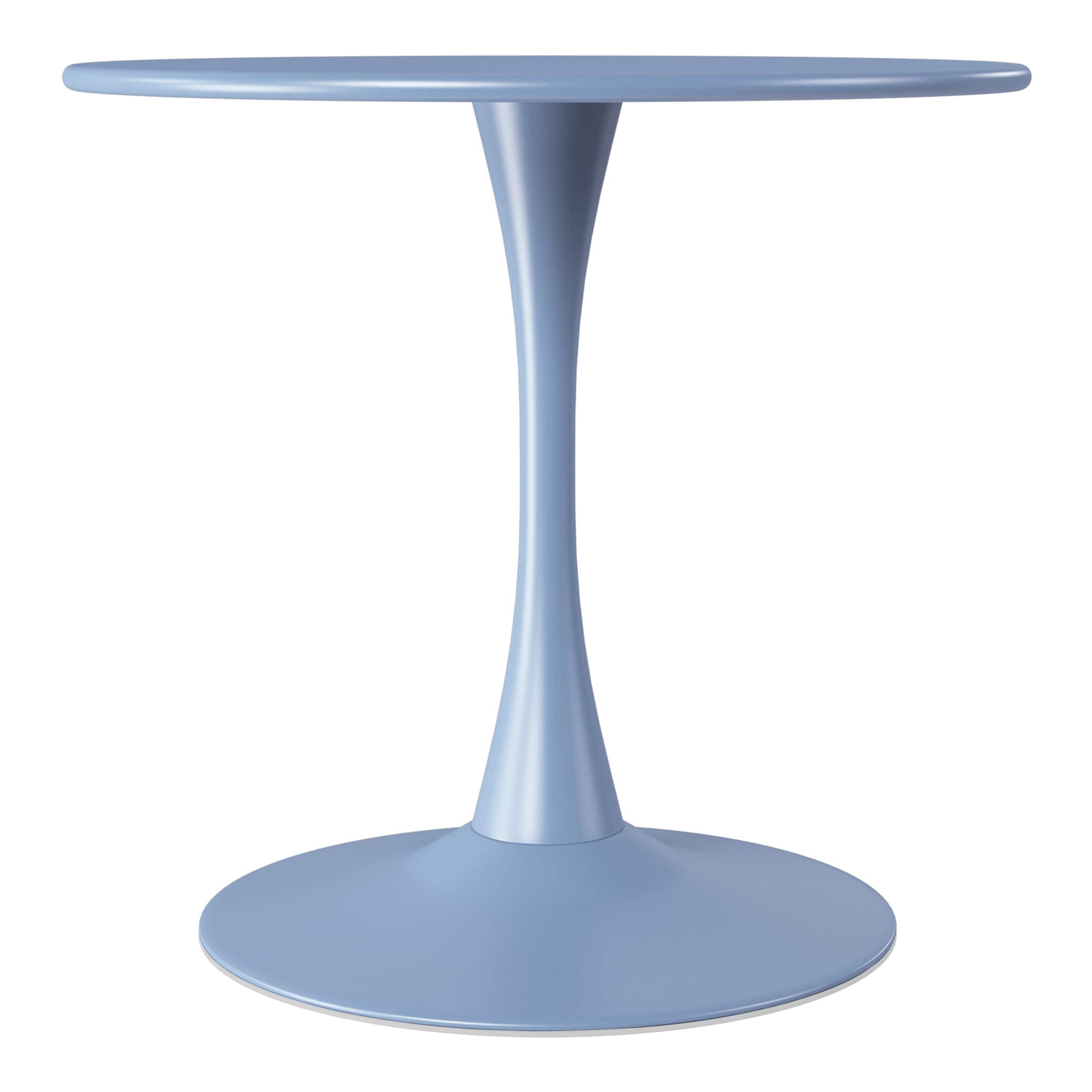 "WestinTrends - Playa 31.5"" Round Outdoor Indoor Metal Cocktail Dining Table - French Blue" price history on PriceWatchPro