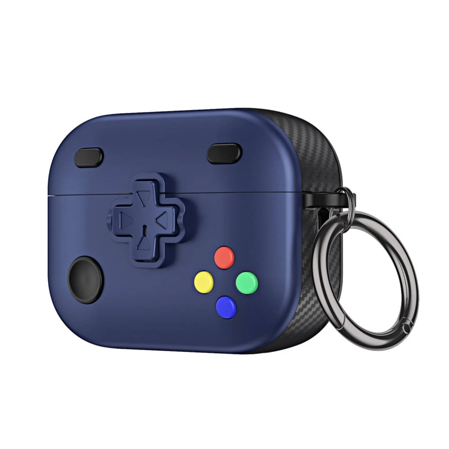 Front. Stock Preferred - Shockproof Full Protective Case for Apple AirPods Pro 2nd Gen - Blue.