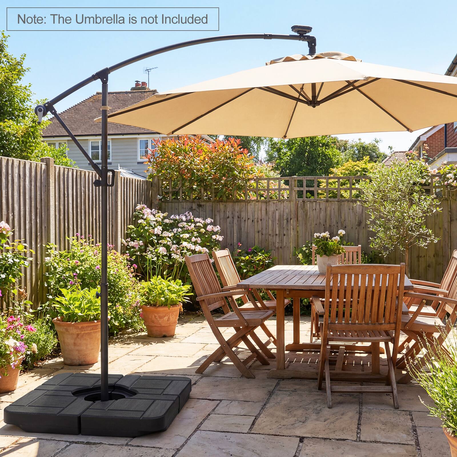 Note: The Umbrella is not Included