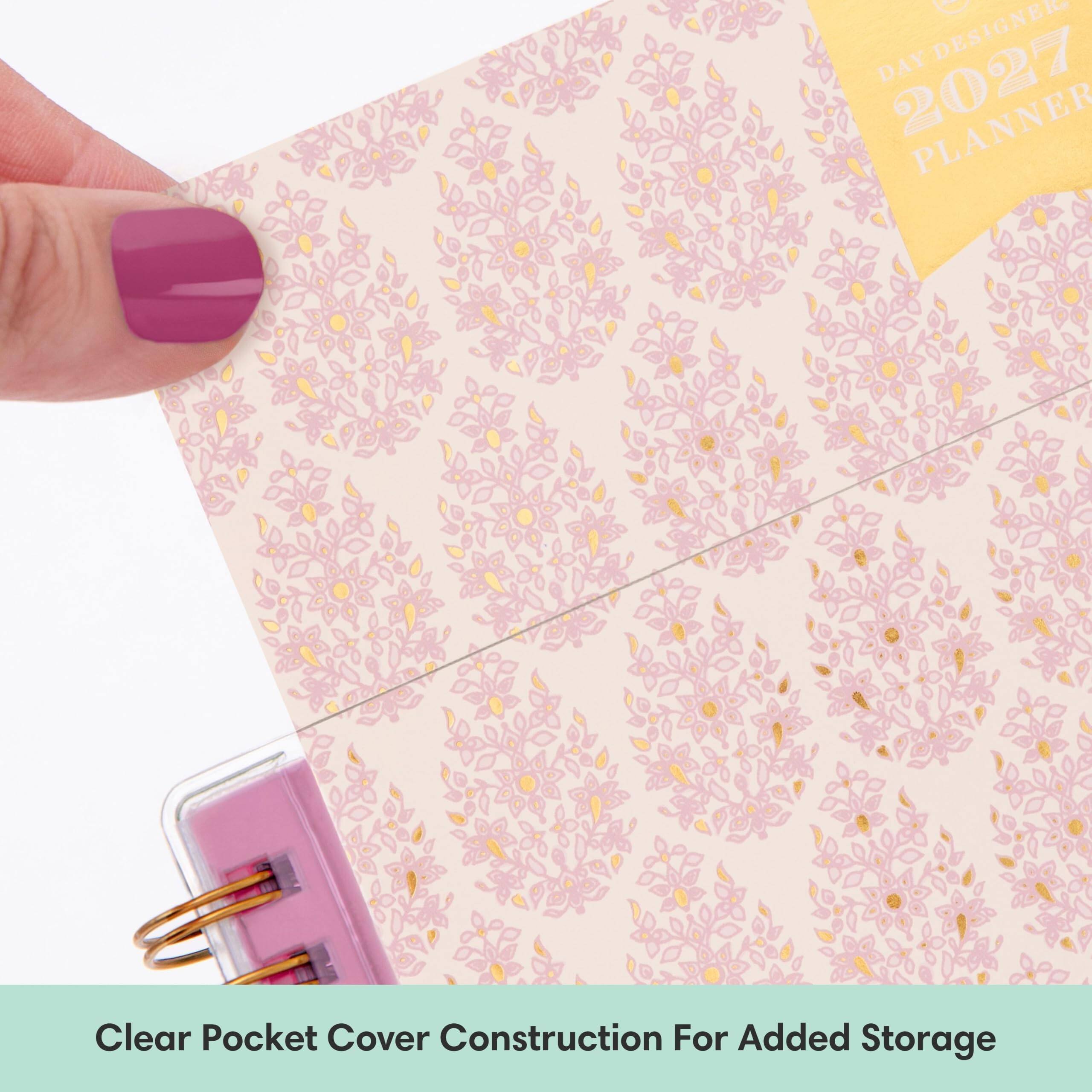 DAY 2027 DESIGNER PLANNER

Clear Pocket Cover Construction For Added Storage