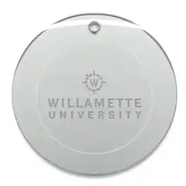 Jardine - Willamette Bearcats 3'' Round Glass Ornament - Multicolor
