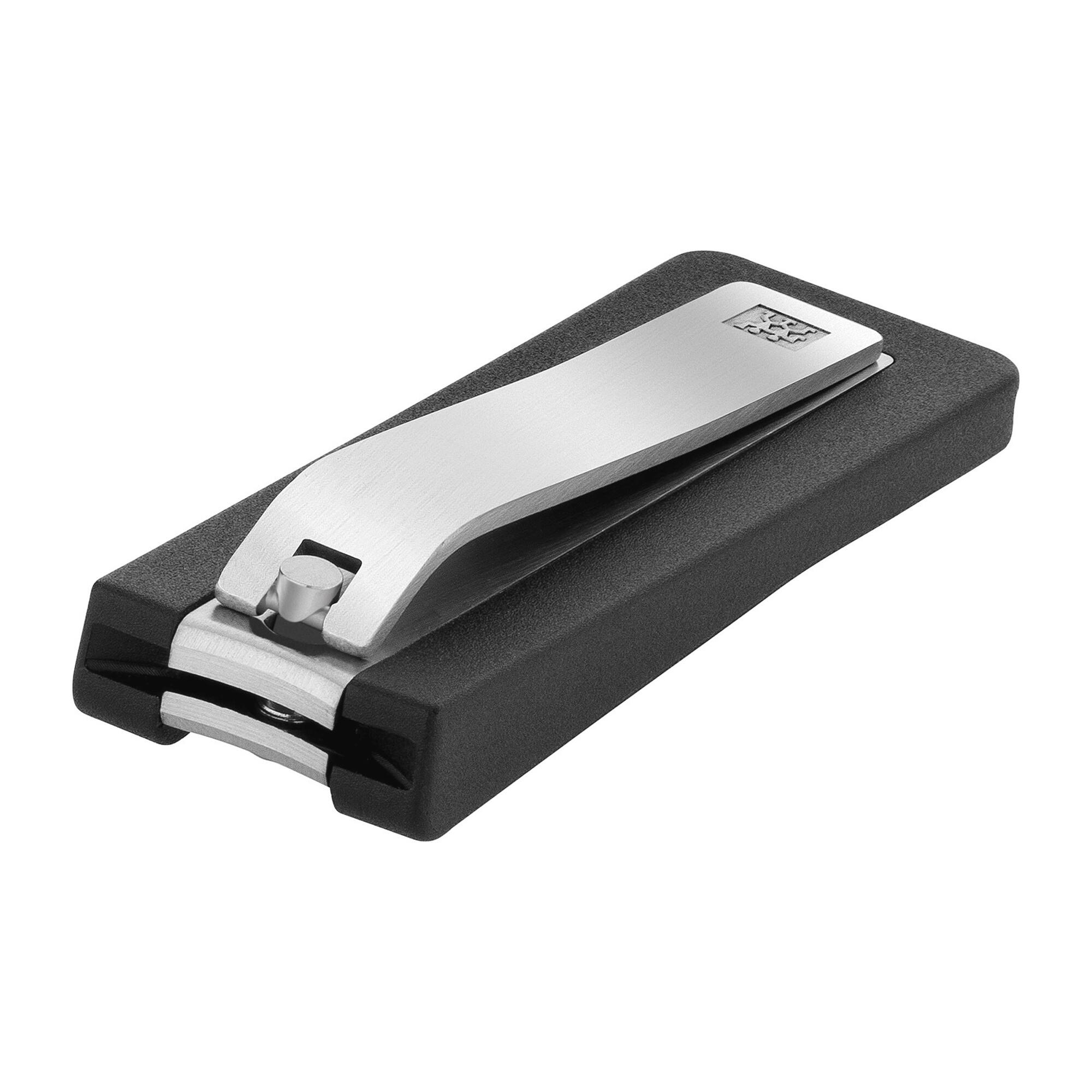 Alt View 1. ZWILLING - ZWILLING Nail Clipper (with nail catch box, fingers and toes, slightly curved blade), Premium, Black, 3 in - Stainless Steel.