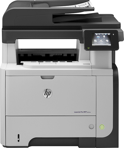 HP - LaserJet Pro MFP M521dn All-in-One Laser Printer - Gray/Black