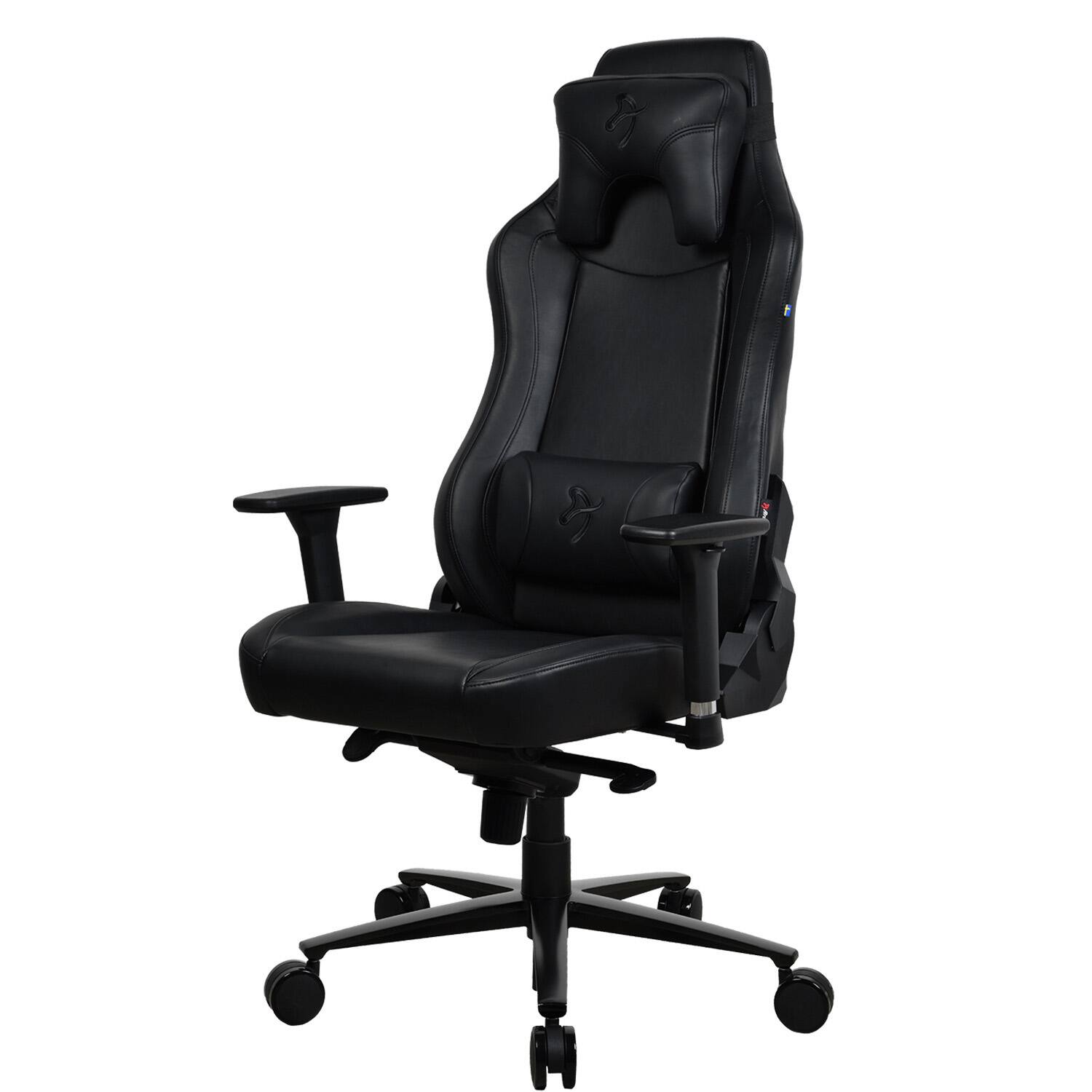 Left. Arozzi - Vernazza Soft PU Gaming Chair - Pure Black.