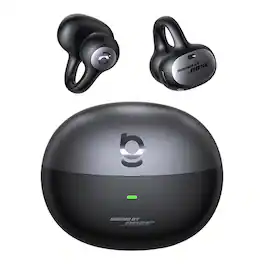 Baseus - Inspire XC1 Clip-on Earbud Headphones, Sound By Bose & Dolby Spatial Audio - Cosmic Black