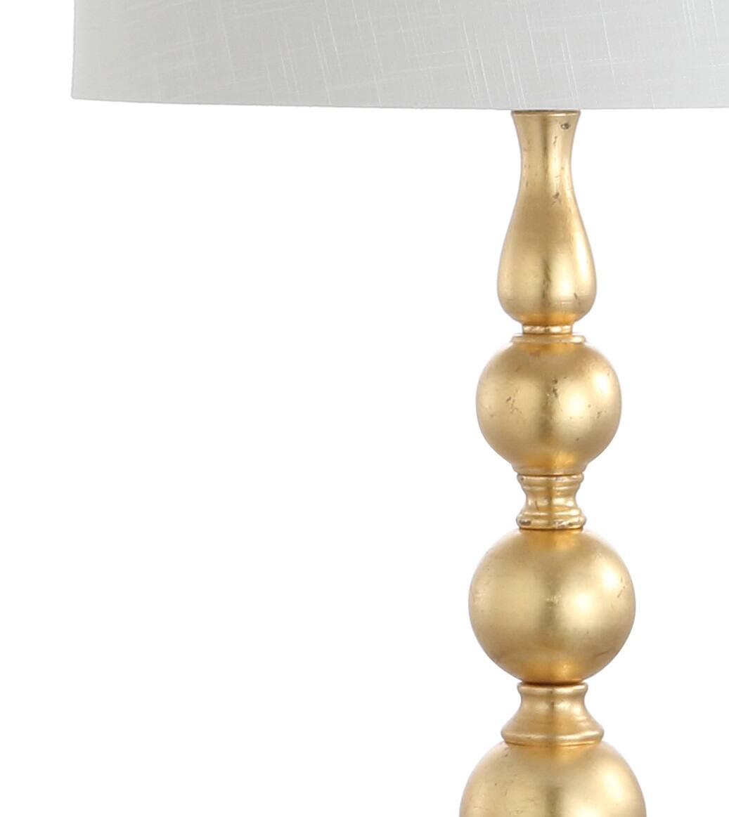 Alt View 4. Jonathan Y - Adriana 62.5" Contemporary Transitional Metal LED Floor Lamp, Gold Painting - Gold Painting.