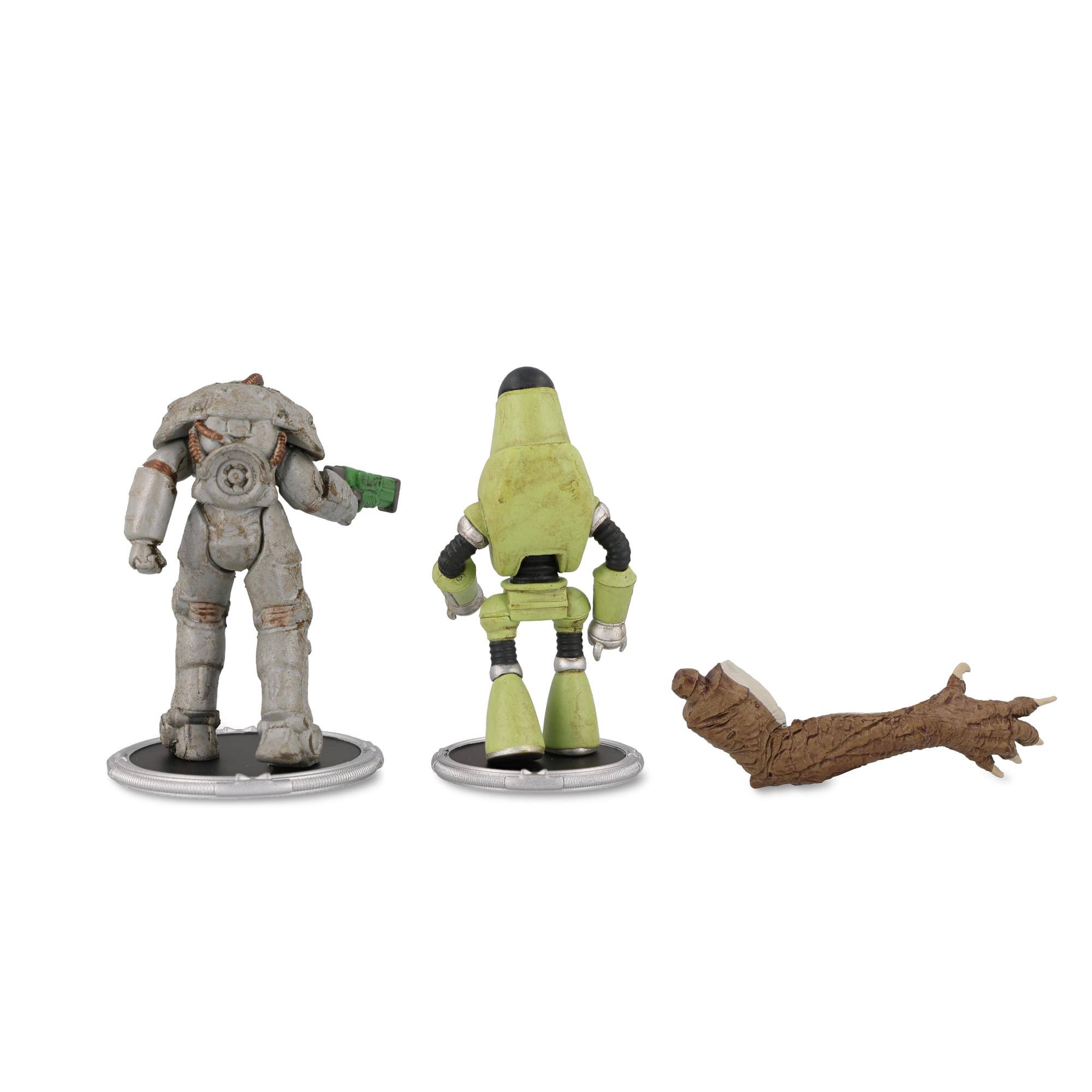 Alt View 2. Toynk - Fallout X01 and Protectron Mini Figure Set (Build-a-Figure Deathclaw) - Green.
