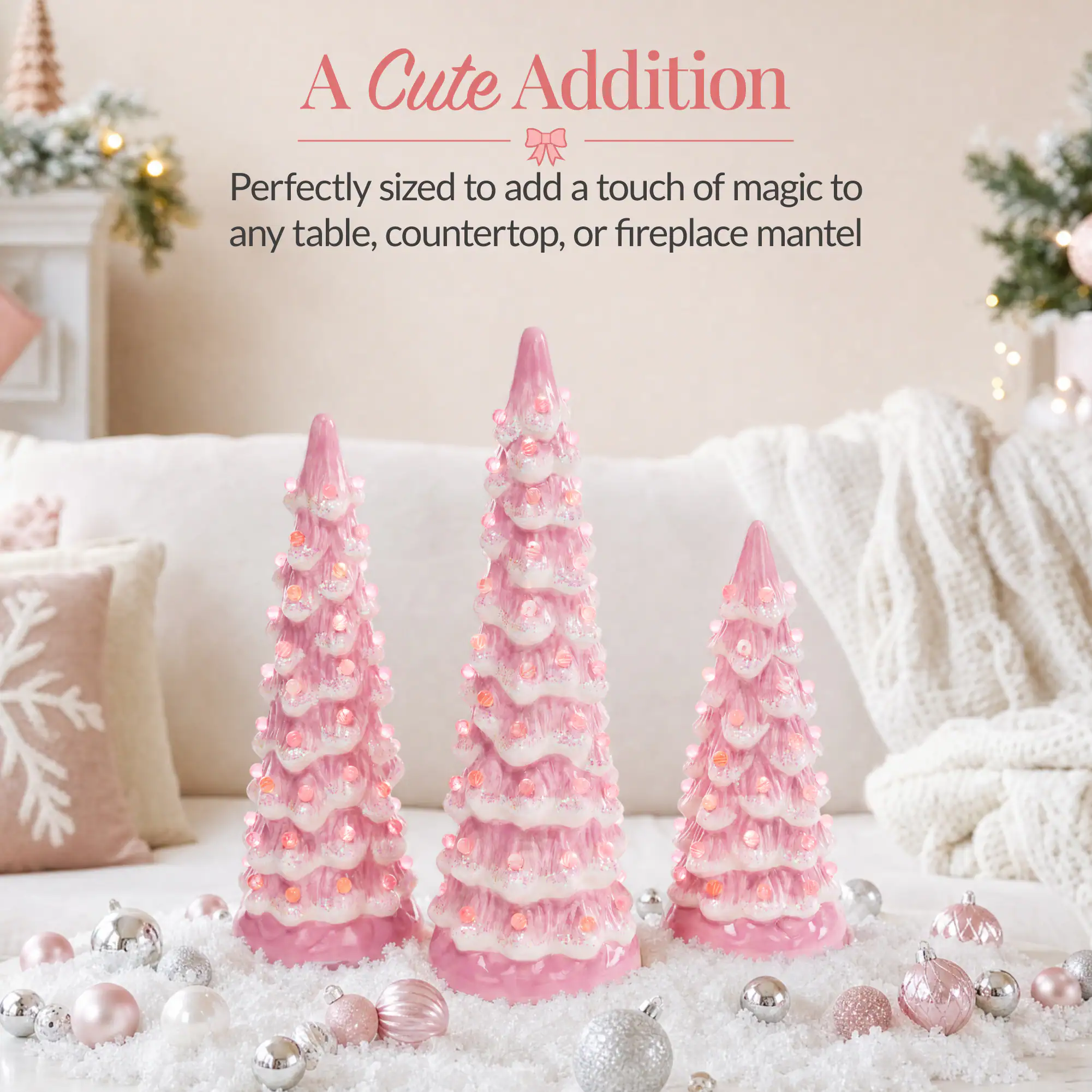 A Cute Addition

Perfectly sized to add a touch of magic to any table, countertop, or fireplace mantel