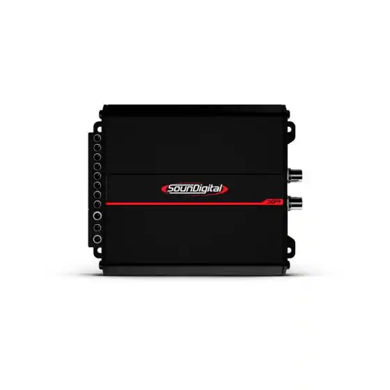 Front. SounDigital - Soundigital 800.4 EVOPS 4 OHM 800 Watt RMS 4 Channel Amplifier - Black.