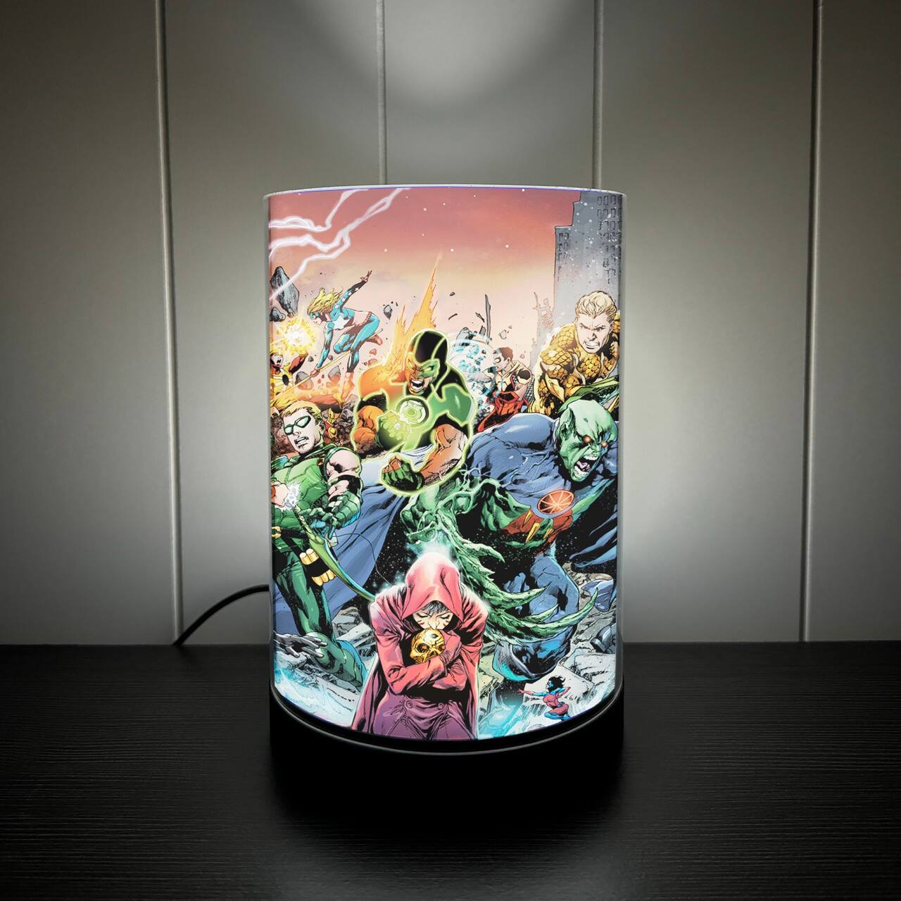 Angle. Trend Setters - FilmPix™ Light Display + Justice League (Trinity War) FilmPix™ Photo Insert Bundle - Multicolor.