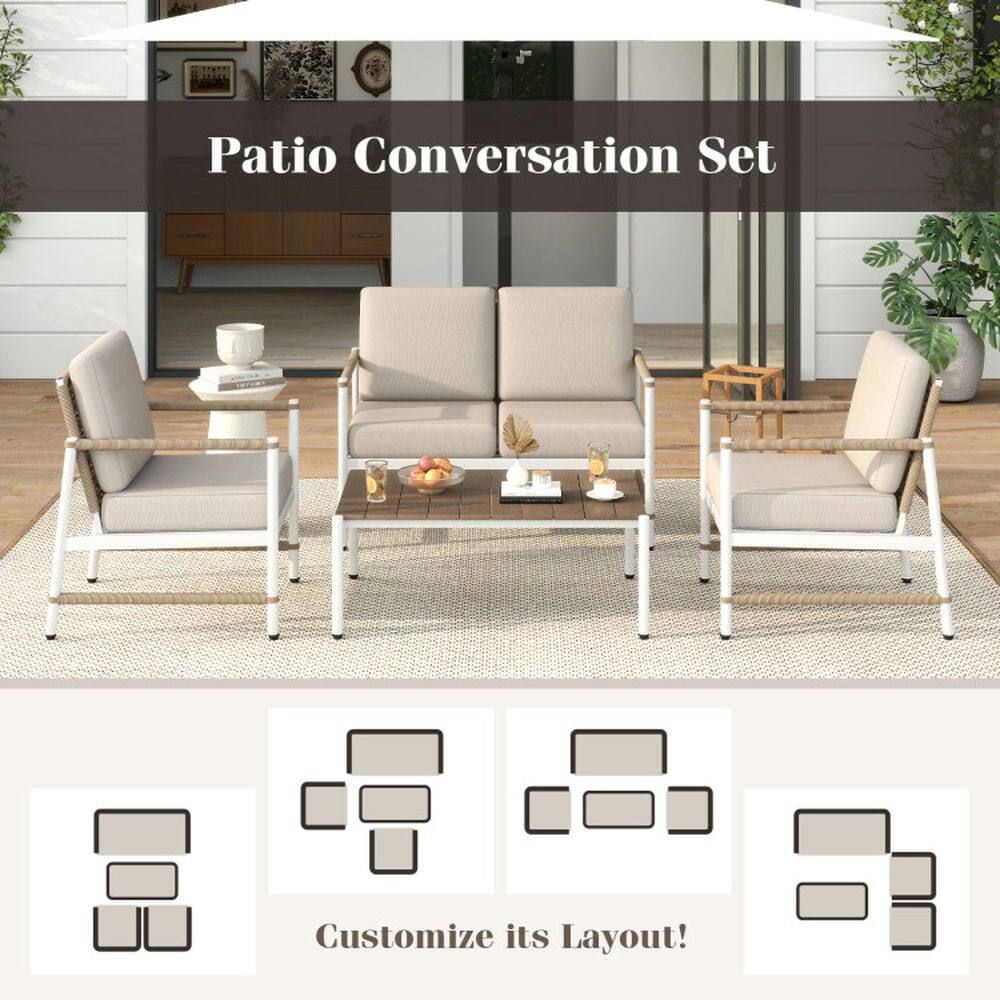 Patio Conversation Set  
Customize its Layout!