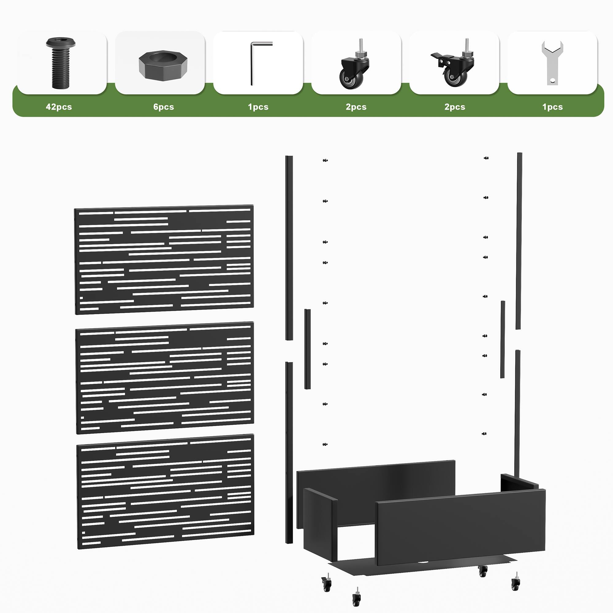 42pcs  
6pcs  
1pcs  
2pcs  
2pcs  
1pcs